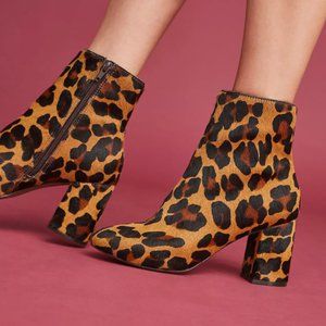 Anthropologie Leopard Boots